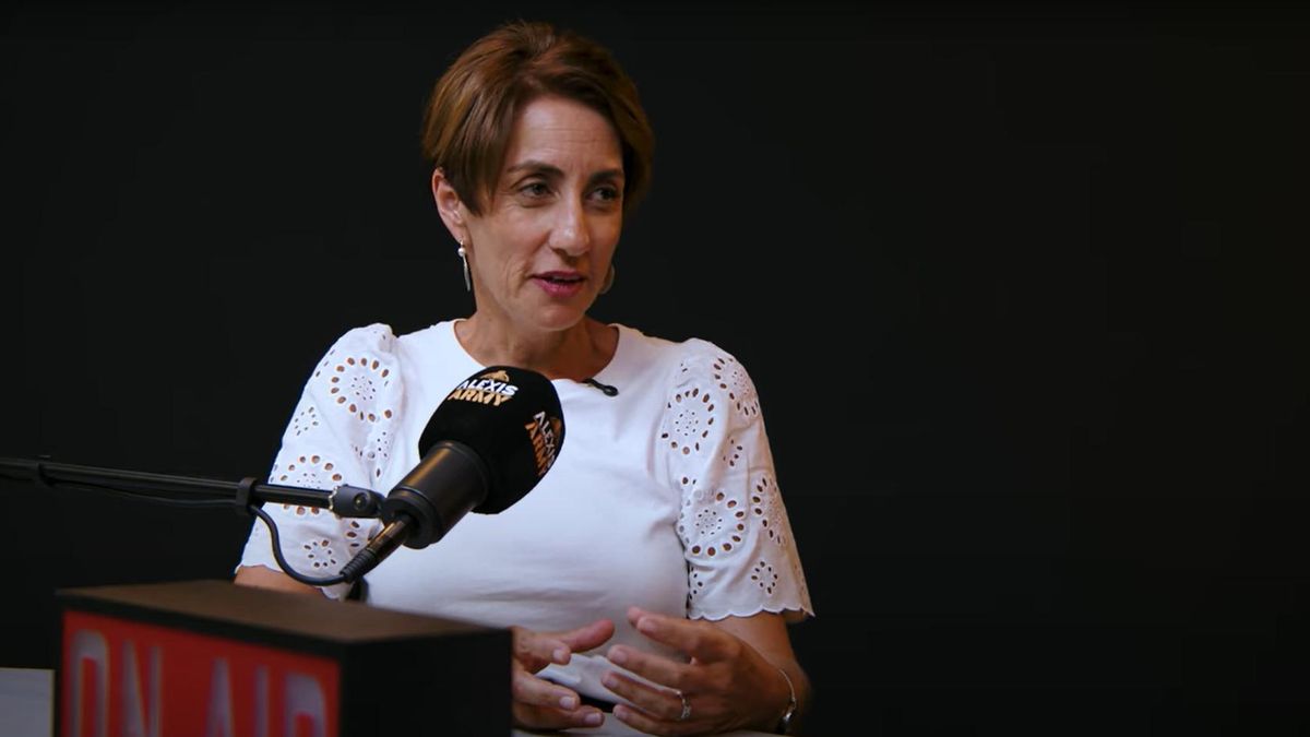 Imagen de la entrevista de Alexis Amaya a Onalia Bueno, alcaldesa de Mogán.