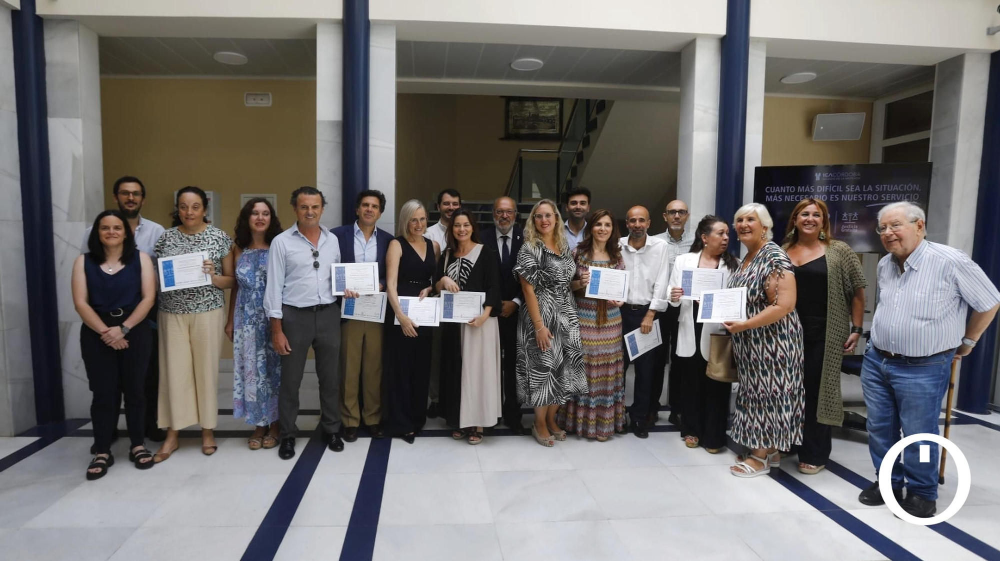 Homenaje a los abogados que prestan el servicio de Turno de oficio.