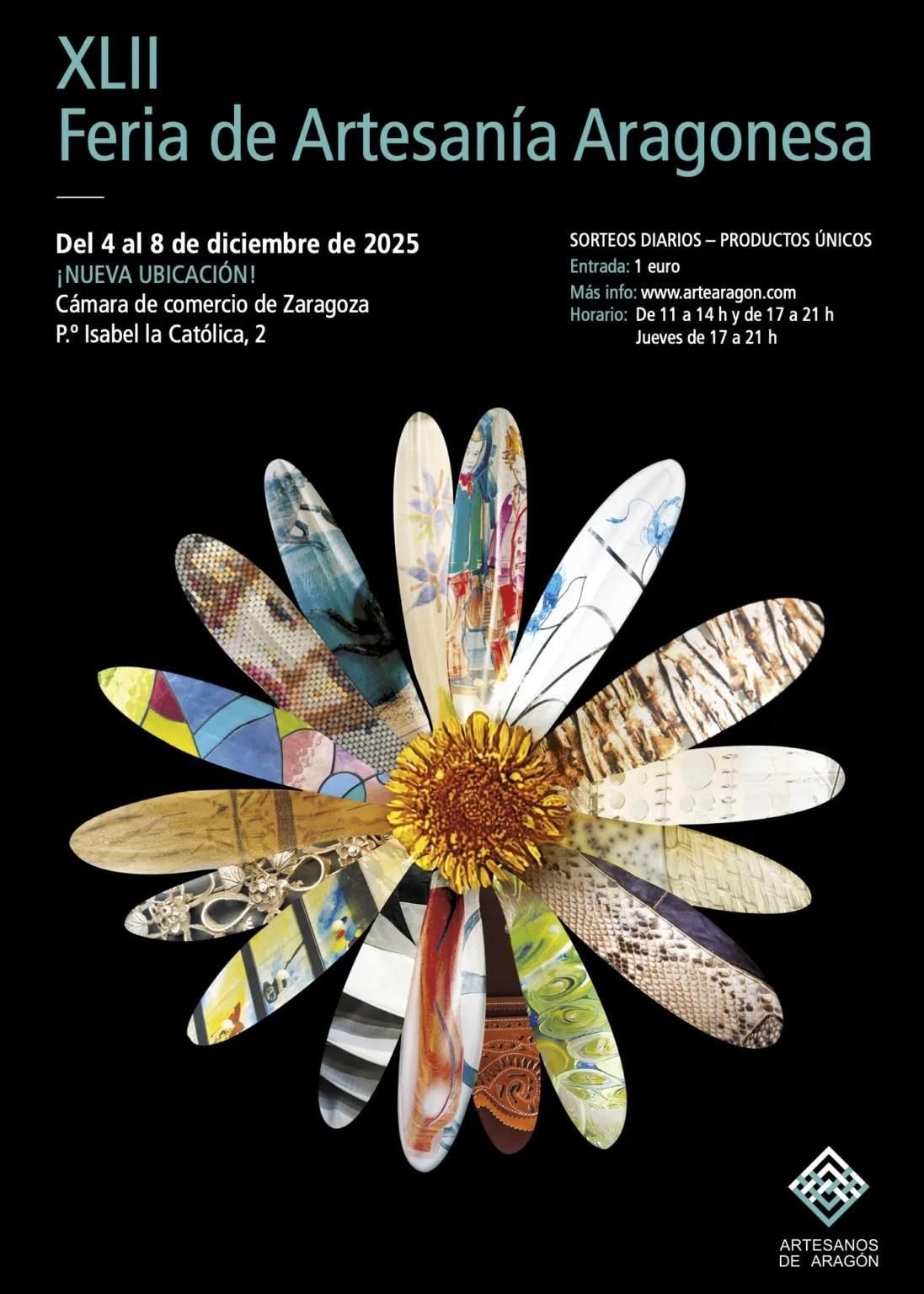 Cartel Feria de Artesanía Aragonesa 2025