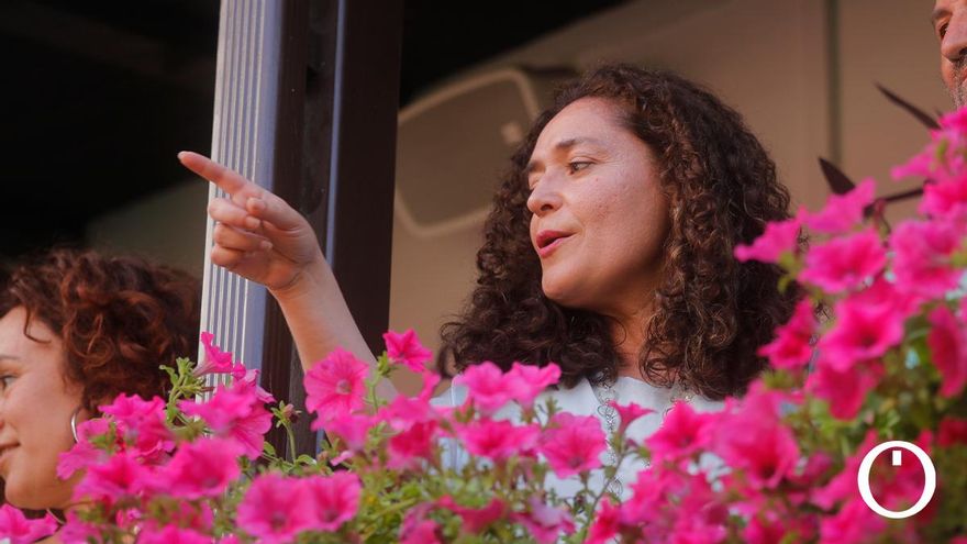 Visita de Inma Nieto a los Patios de Córdoba