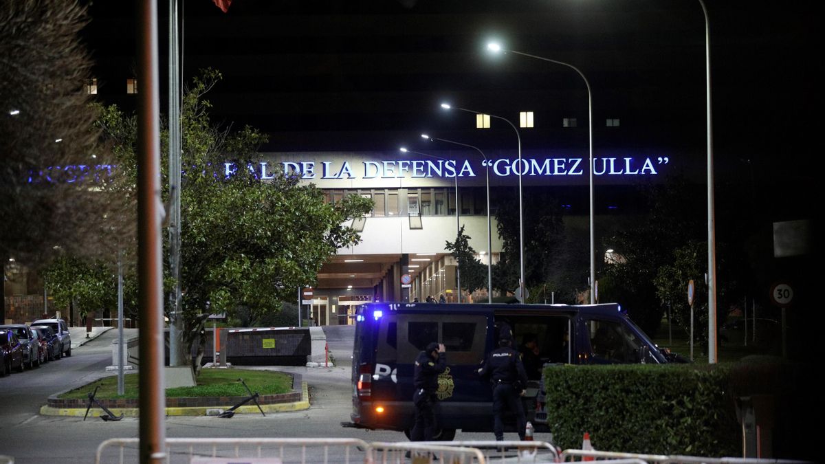 Vista del hospital el 31 de enero de 2020, poco antes de que llegaran los españoles repatriados de la ciudad china de Wuhan por la crisis del coronavirus.