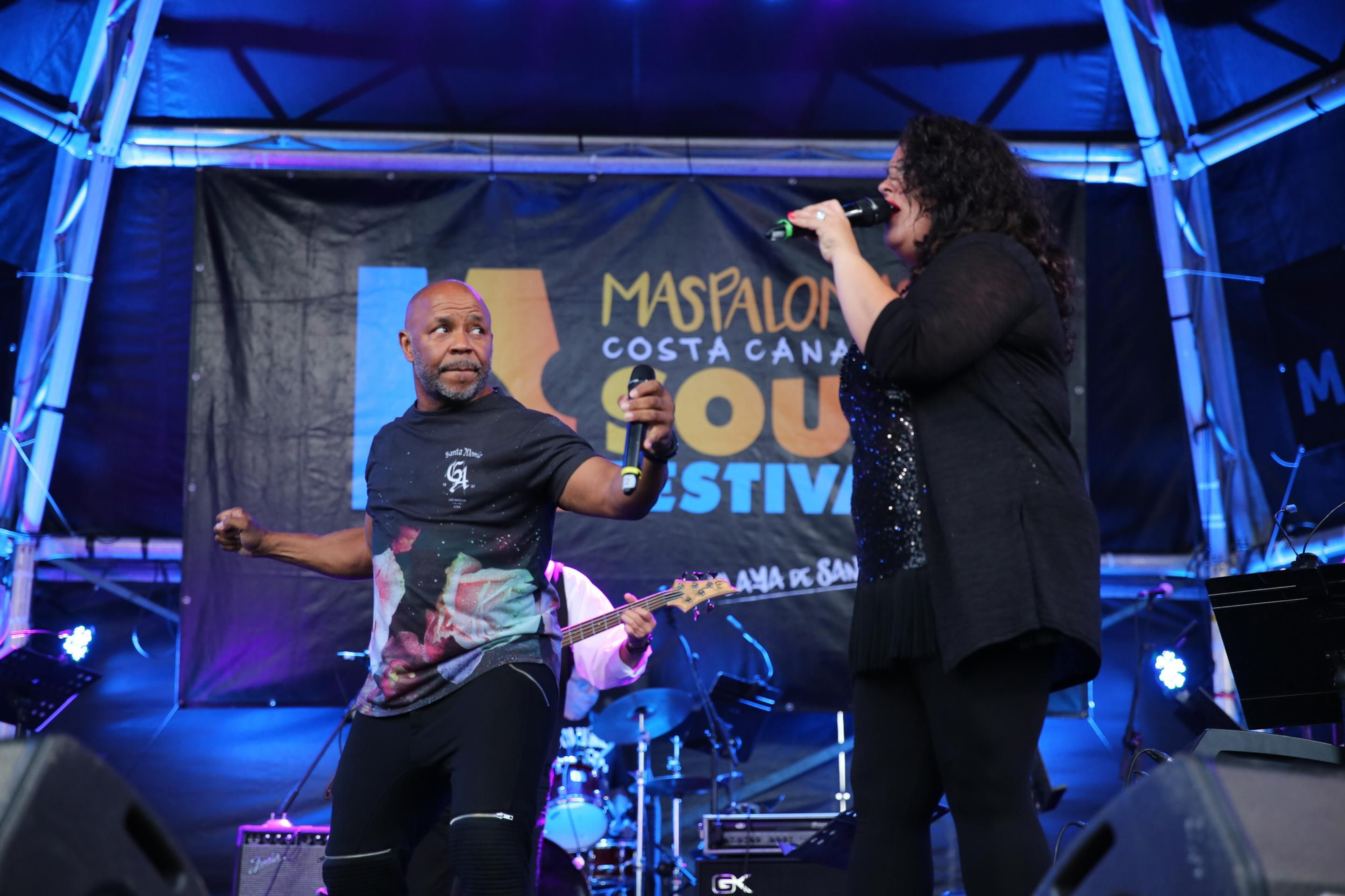 City Dock Band sobre el escenario de San Agustín.