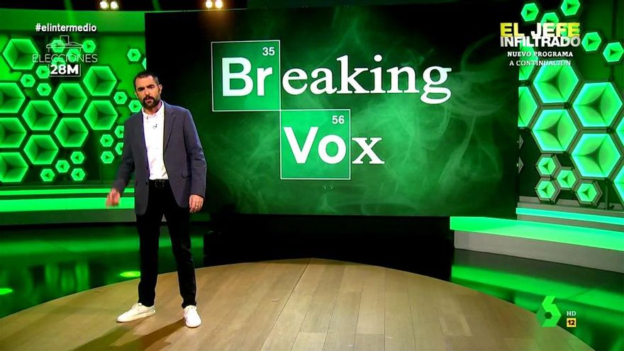 'El Intermedio' versionó 'Breaking Bad' por la concejala de Vox acusada de narcotráfico: "Engancha mucho"