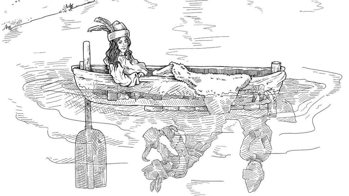 Una conceptualización artística del mundo espejo de Xiaohe