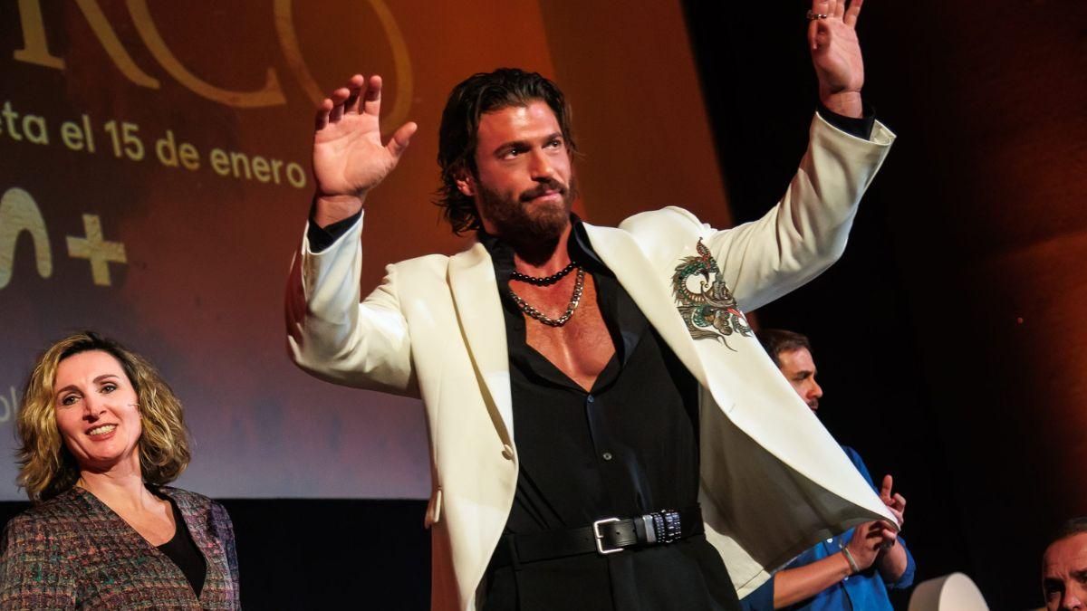 El actor Can Yaman, en la presentación de 'El Turco'