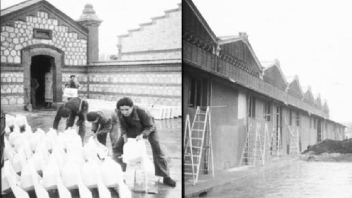 Imágenes de los preparativos de las naves de Matadero