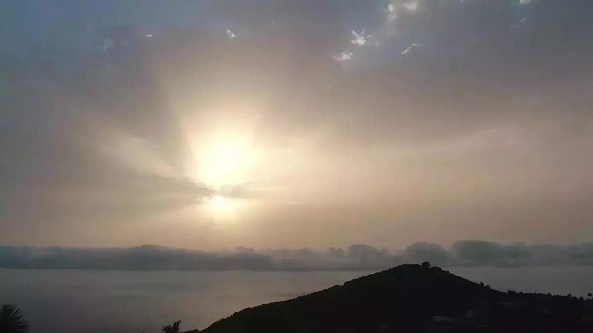 Nuboso con tendencia a intervalos y calima  este miércoles en La Palma