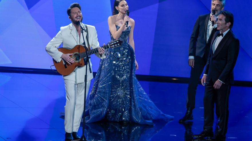 Manuel Carrasco, en la apertura de la gala
