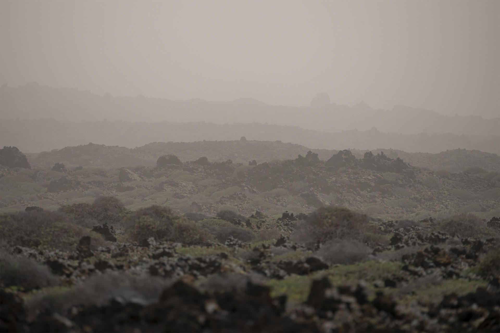 Imagen el malpaís de Órzola, en Lanzarote.