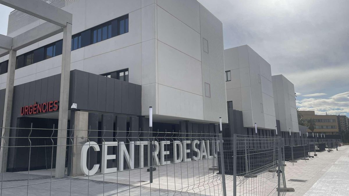 El nuevo centro de salud prácticamente acabado.