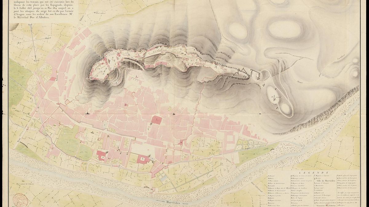 Descubren en Francia planos inéditos de Napoleón sobre Sagunt: así era el diseño secreto que transformó el Castillo