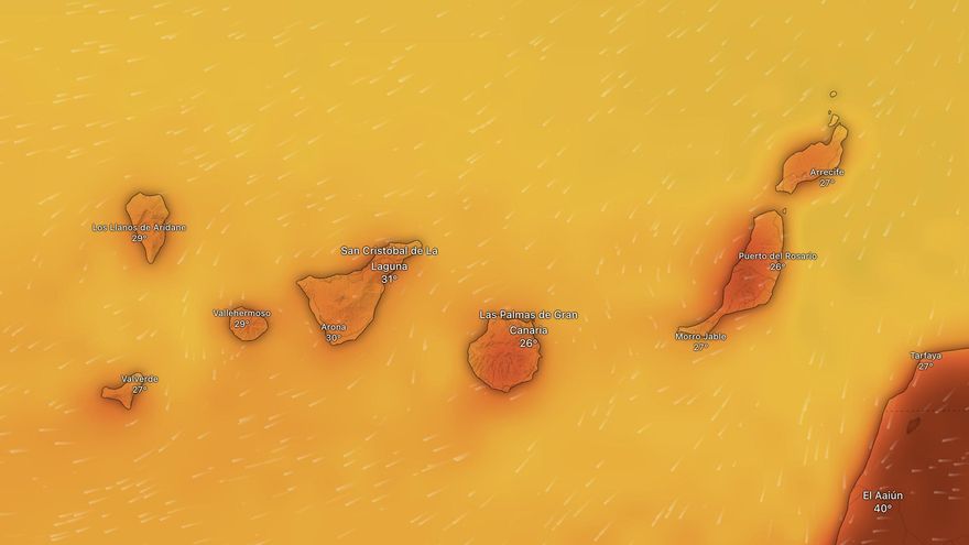 Las temperaturas se dispararán esta semana en Canarias