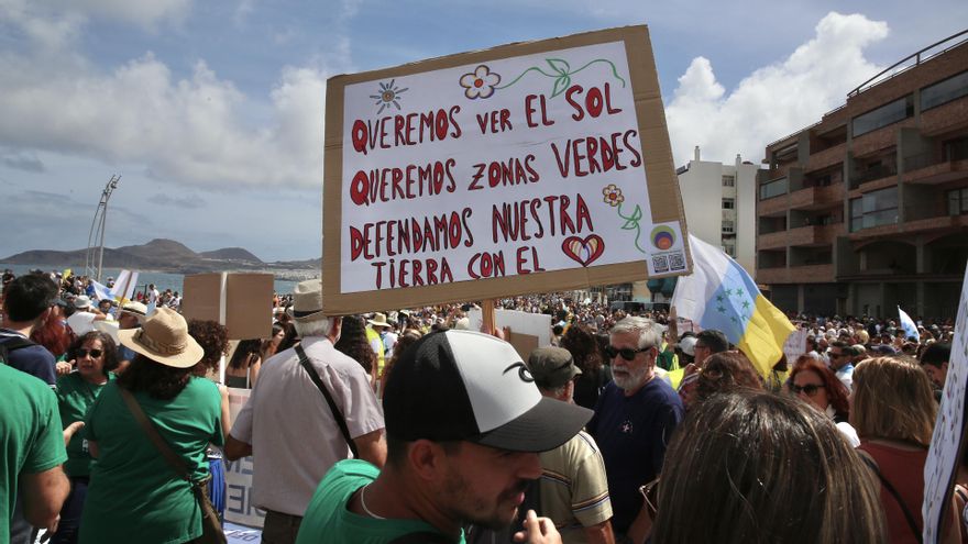 DIRECTO | Sigue en directo la manifestación convocada en Gran Canaria contra la masificación turística