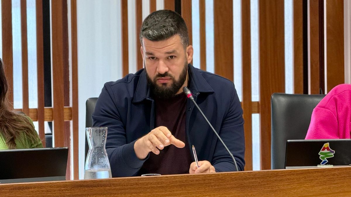 Darwin Rodríguez, consejero de Infraestructuras del Cabildo de La Palma.