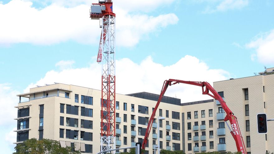 Edificios en construcción.