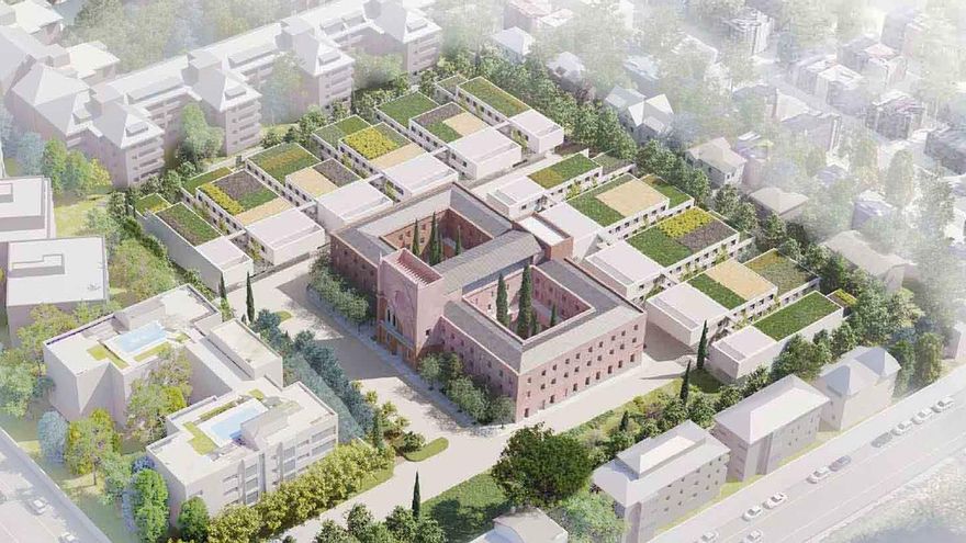 La propiedad del Noviciado de las Damas Apostólicas propone construir un campus y talar 229 árboles en su jardín protegido