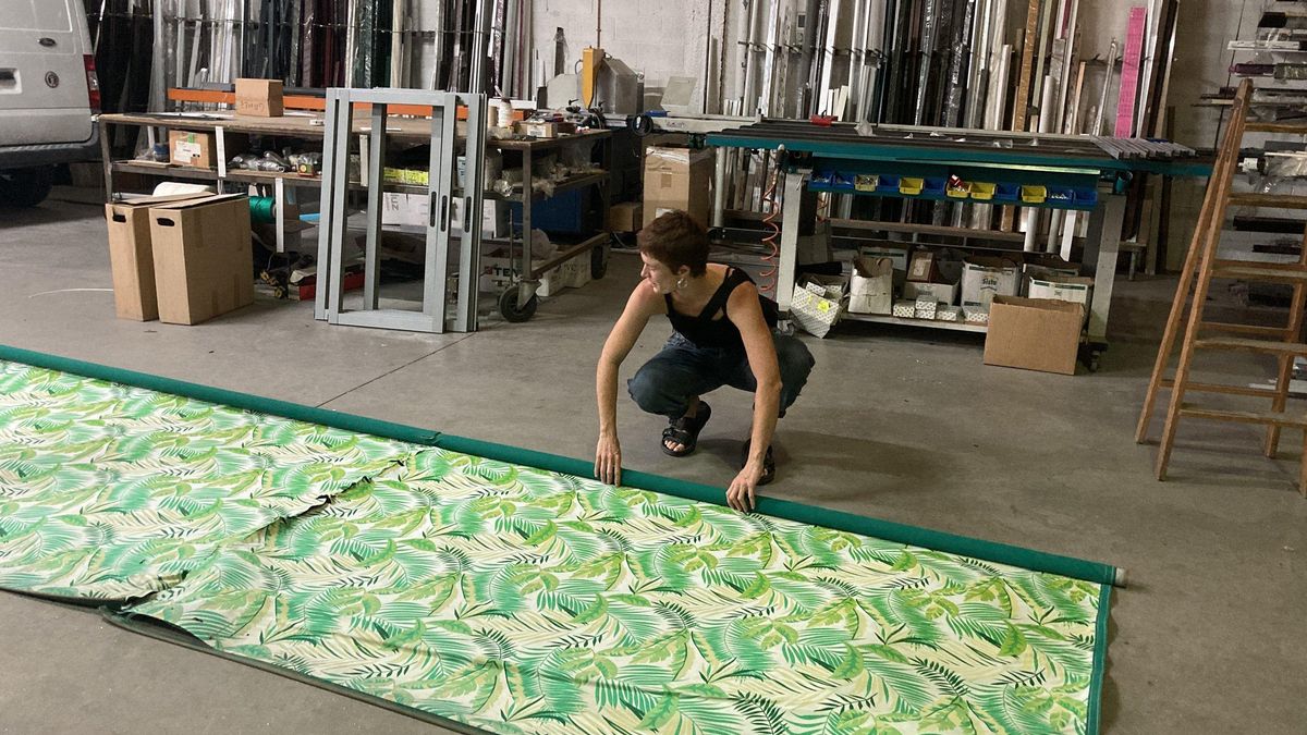 Anaïs Florin trabajando