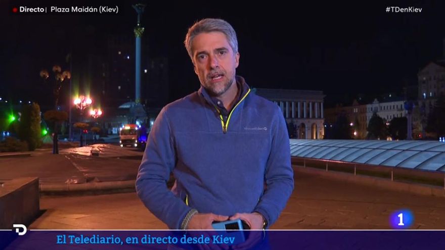 Elogios a TVE por su 'Telediario' con Carlos Franganillo desde Kiev: "Un especial digno de premio"
