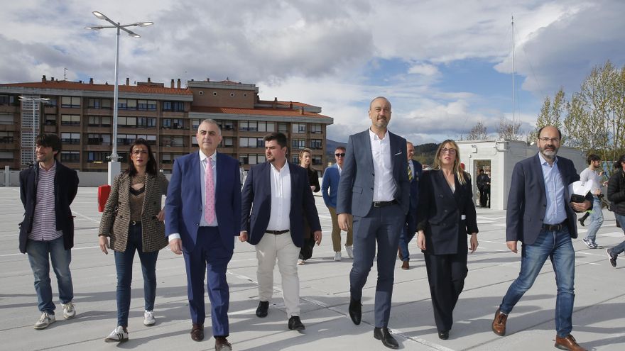 Visita a las obras del parking de La Carmencita.