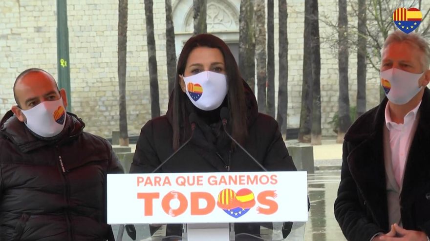 VÍDEO: 14F.- Arrimadas (Cs): "No podemos ofrecerle a Otegi un futuro que le guste para Cataluña"