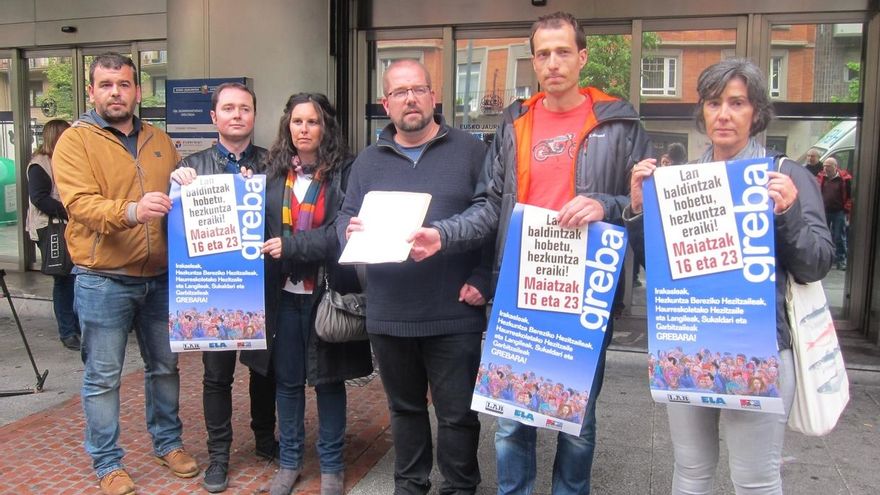 Los sindicatos nacionalistas elevan al 80% el seguimiento del paro en educación