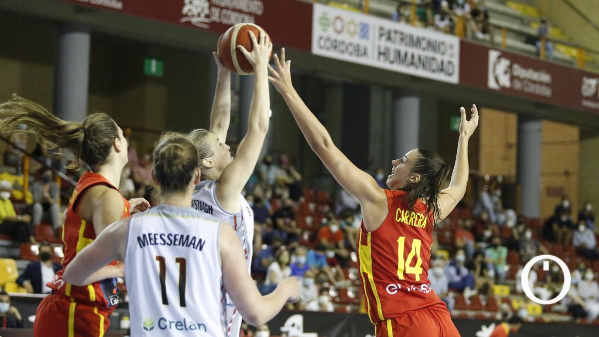 Las imágenes del España - Bélgica