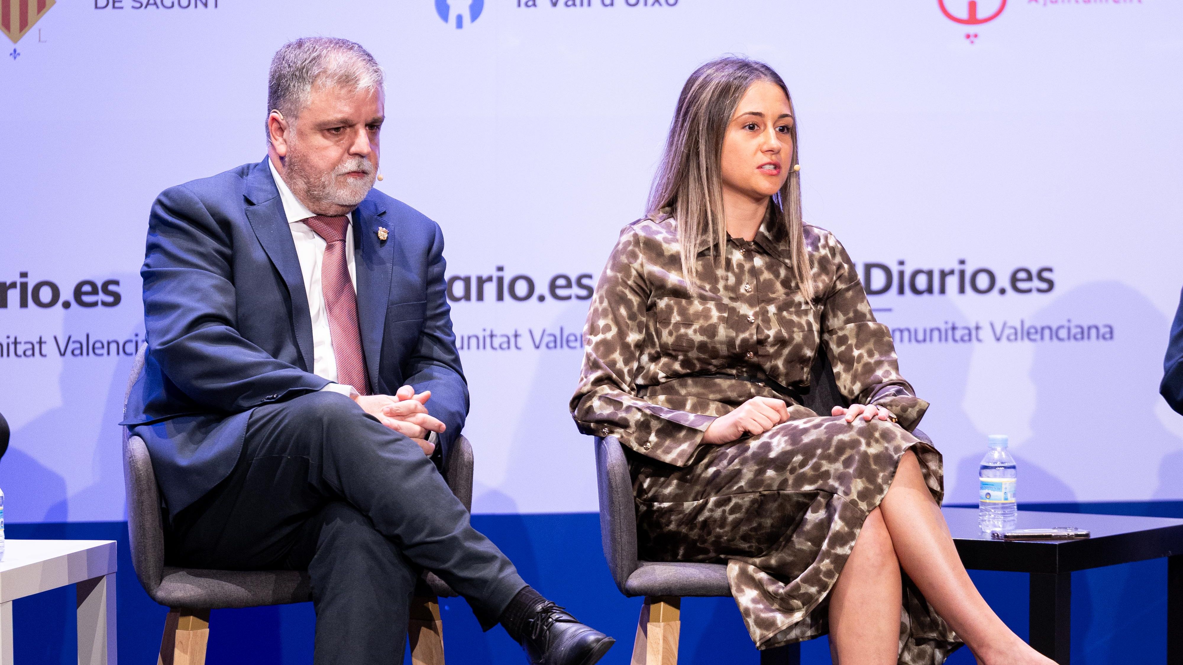 Los alcaldes de Villena, Fulgencio Cerdán, y la Vall d'Uixò, Tania Baños.