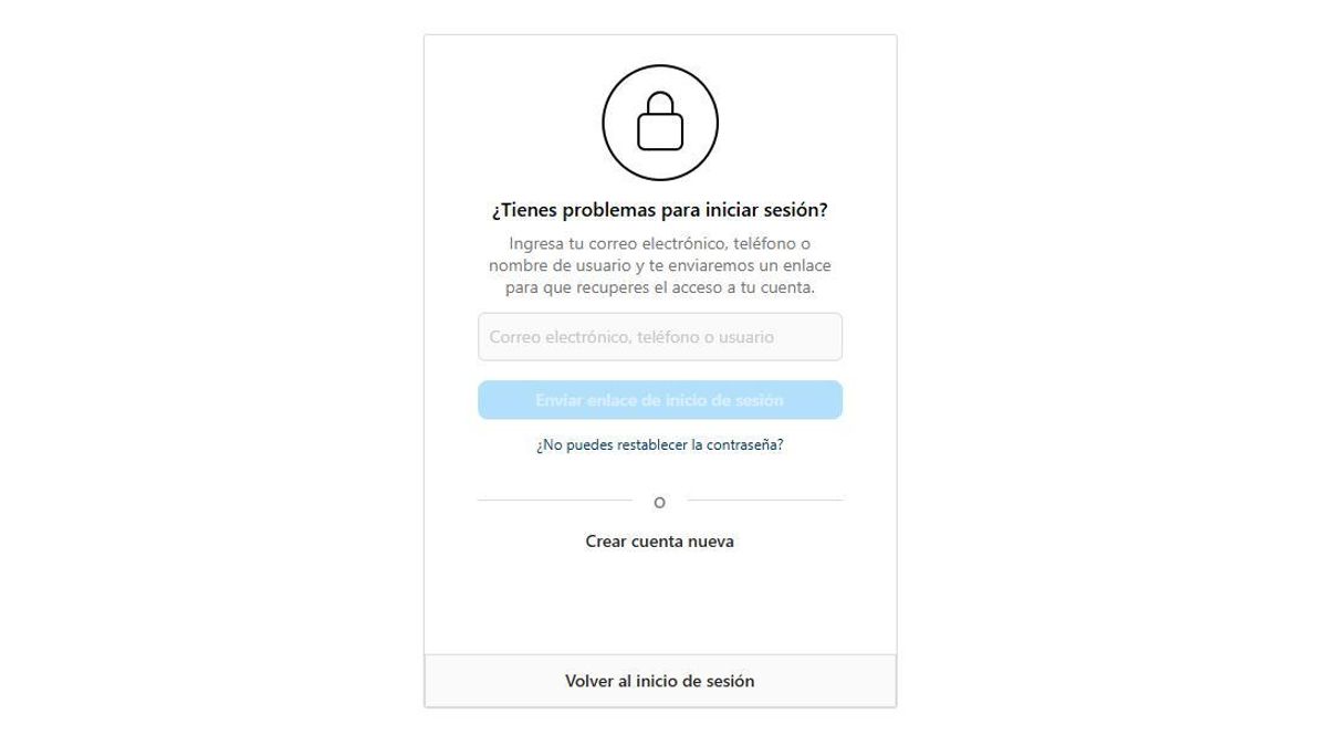 El primer paso es acceder a la opción “¿Has olvidado la contraseña?” desde la pantalla de inicio de sesión.