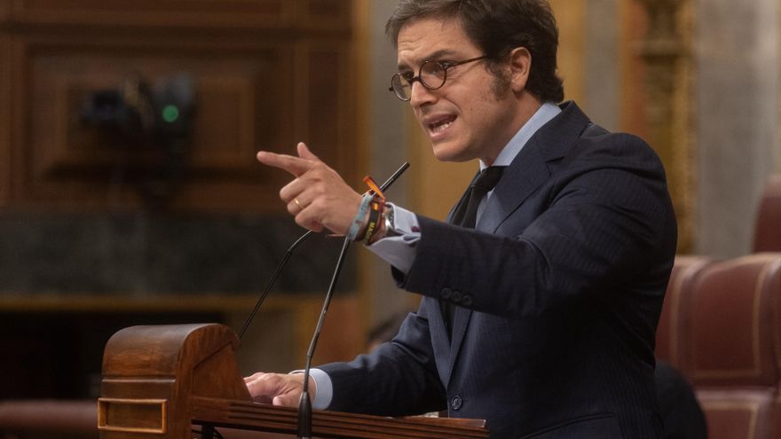 Archivo - El diputado de VOX, José María Figaredo, interviene durante una sesión plenaria en el Congreso de los Diputados, a 20 de noviembre de 2024, en Madrid (España).