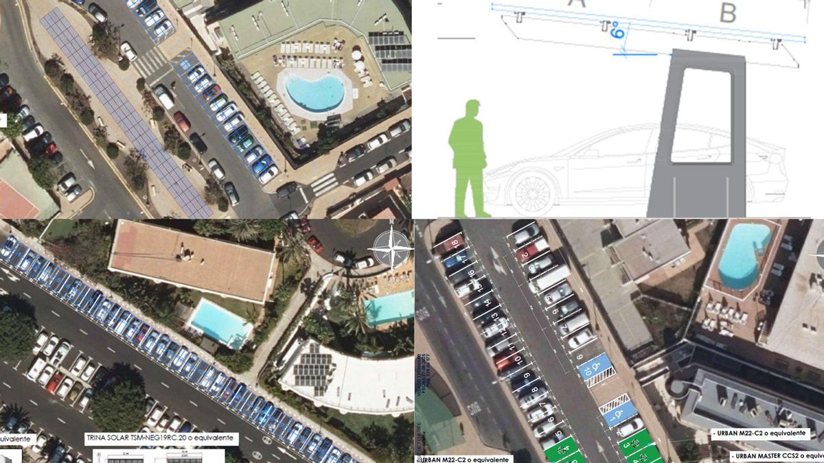 Ubicación de las futuras instalaciones contempladas en el plan Impulsa Maspalomas.