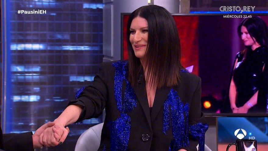 Laura Pausini saldó su 'deuda' con 'El Hormiguero' y explicó el motivo de la cancelación de su última visita