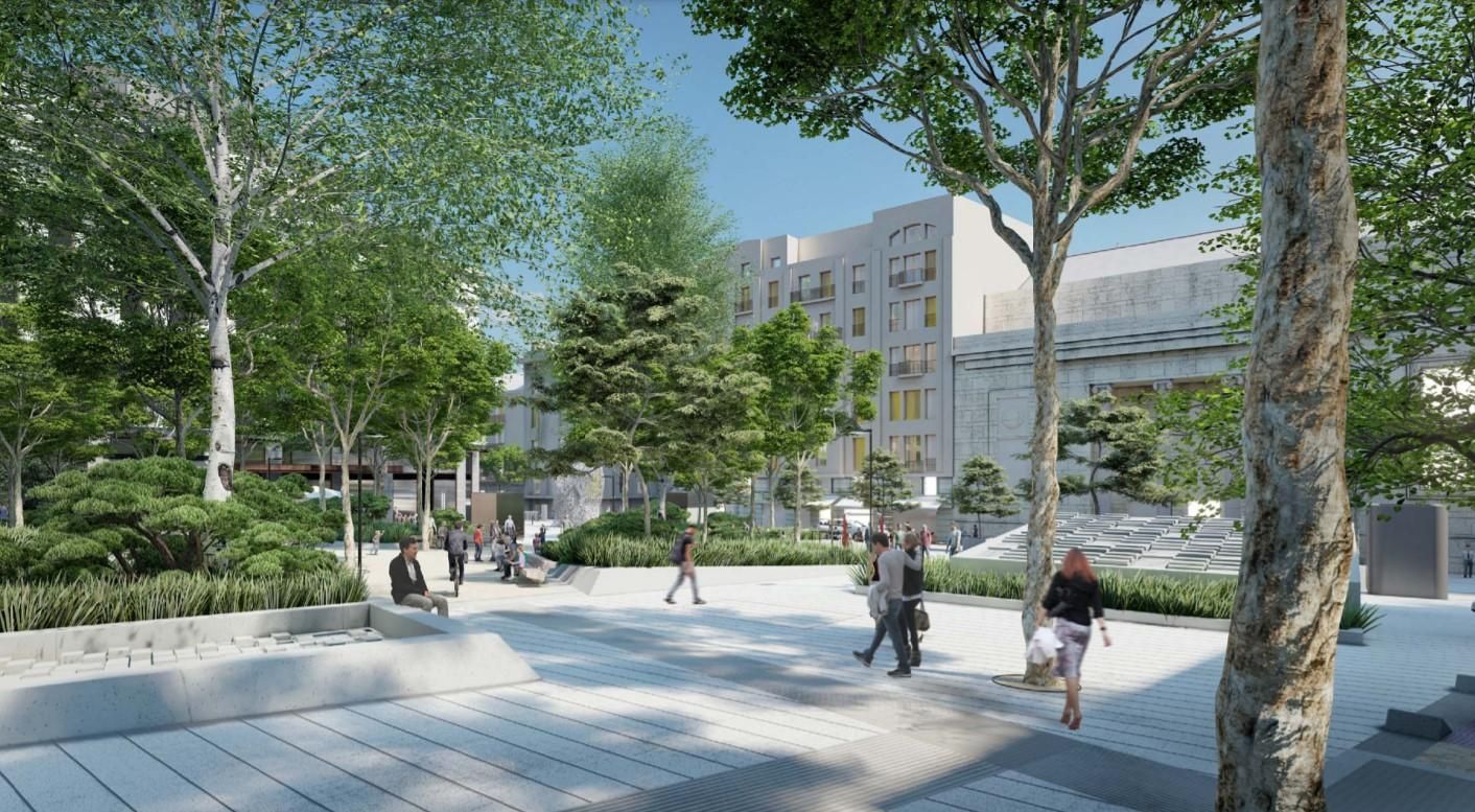 El proyecto de reforma de la Plaza del Carmen de Madrid y su aparcamiento, en imágenes