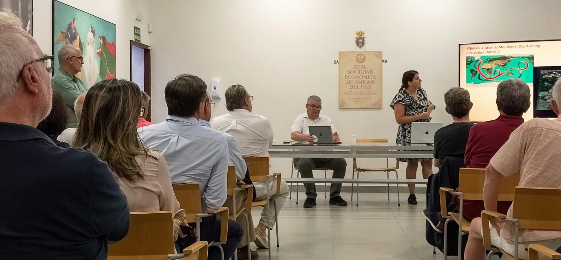 Conferencia sobre el cambio climático en la corriente del Atlántico.
