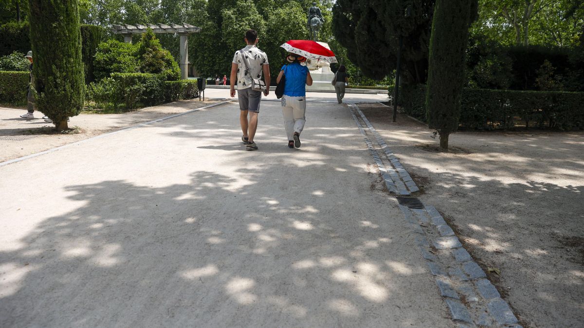 La ola de calor dejará este lunes mínimas por encima de 25 grados en la Comunidad de Madrid