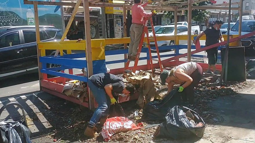 La 'montaña basura' amenaza Nueva York