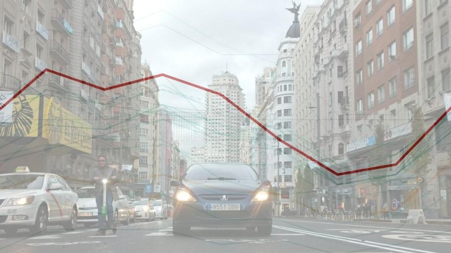 La única estación junto a la Gran Vía aumenta su contaminación con el nuevo Madrid Central
