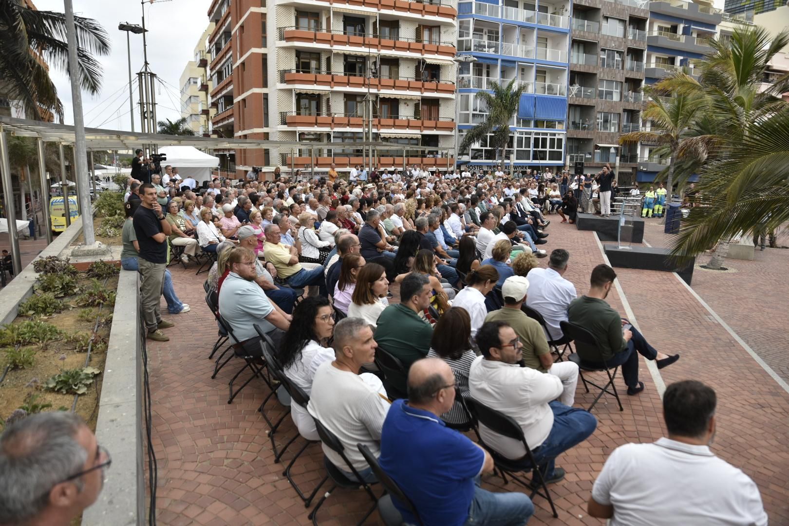 Presentación de Marcial Morales este jueves, como candidato de Municipalistas Primero Canarias a alcalde de Las Palmas de Gran Canaria.