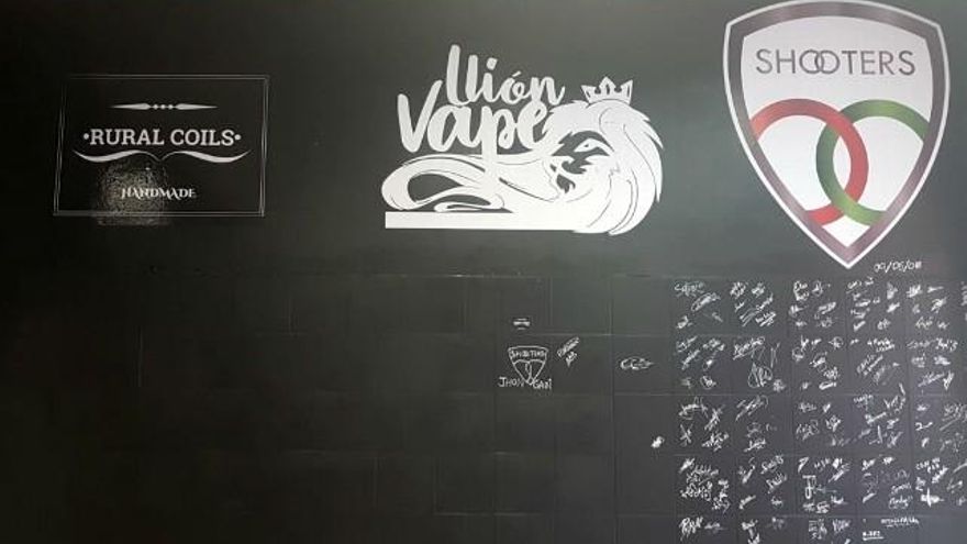 Instalaciones del local Llión vape, en León capital.