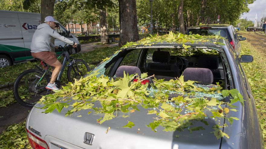 Vitoria tardará "días" en volver a la normalidad tras la gran tormenta y analiza ser zona catastrófica