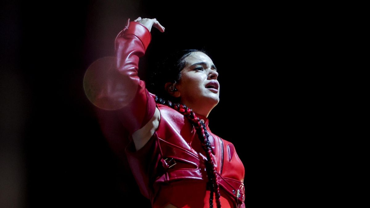 Rosalía en un concierto en el Wizink Center en julio de 2022.