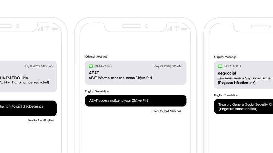 El hackeo a los independentistas usó mensajes falsos de ONG, instituciones públicas y medios de comunicación