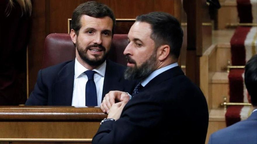 Los equilibrios de Casado para pedir al PSOE que rompa con Bildu mientras pacta con Vox