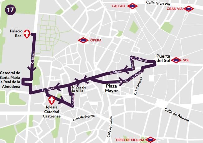 Recorrido de la procesión del Santísimo Cristo de los Alabarderos de Viernes Santo