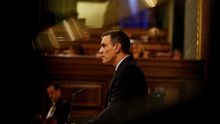 Pedro Sánchez en el Congreso de los Diputados.