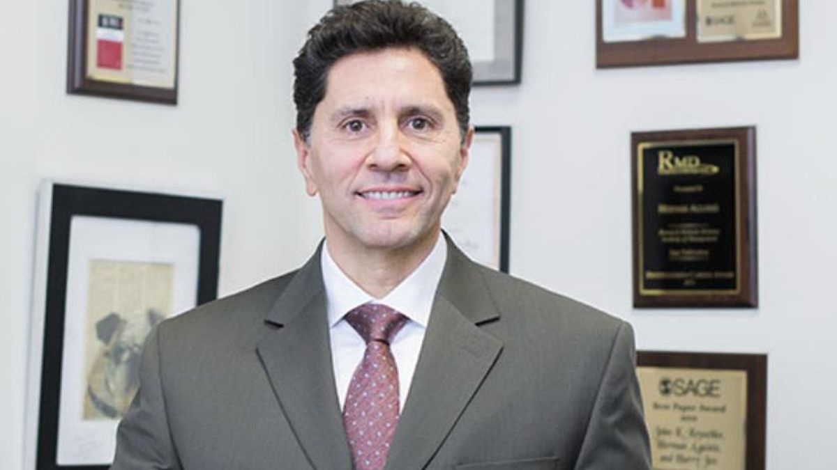 Herman Aguinis, reconocido profesor de la George Washington University.