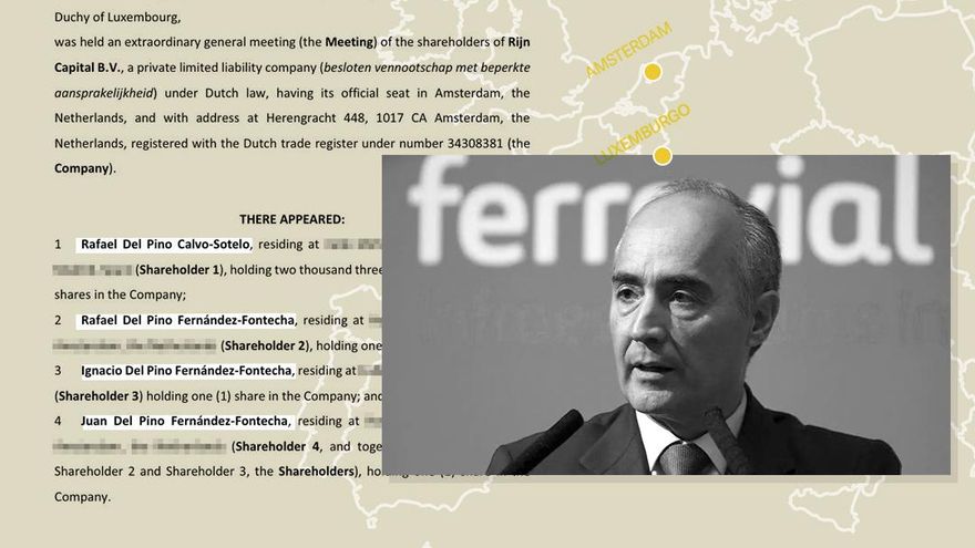 Rafael del Pino saca ahora de Países Bajos la patrimonial con la que controla el 21% de Ferrovial