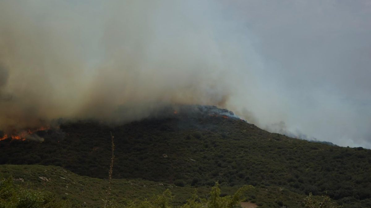 Incendio en las Cinco Villas