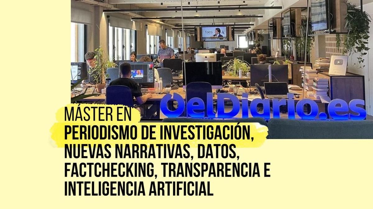 elDiario.es se suma al Máster de Periodismo de Investigación de la Universidad Rey Juan Carlos