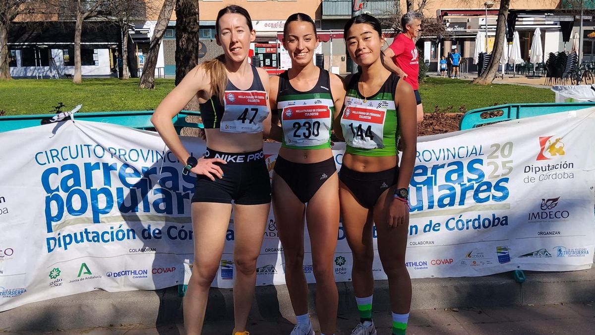 Ganadoras femeninas de la Milla Ciudad de Córdoba