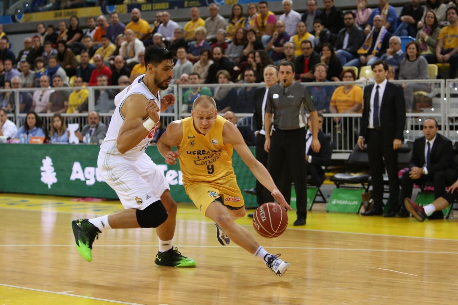 Partido entre el Herbalife Gran Canaria y el Real Madrid. (Alejandro Ramos).
